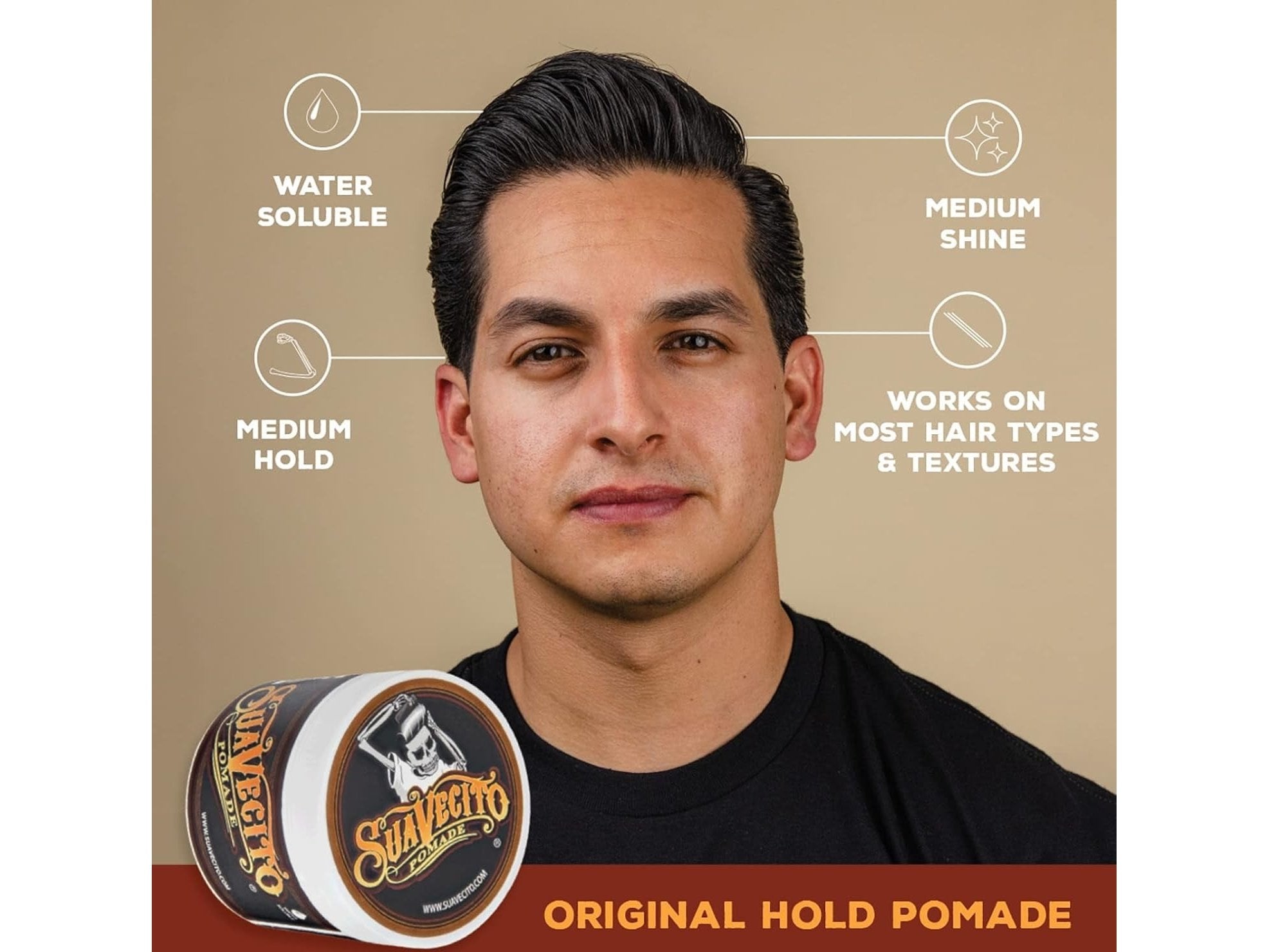 Load image into Gallery viewer, Suavecito Original Hold Pomade