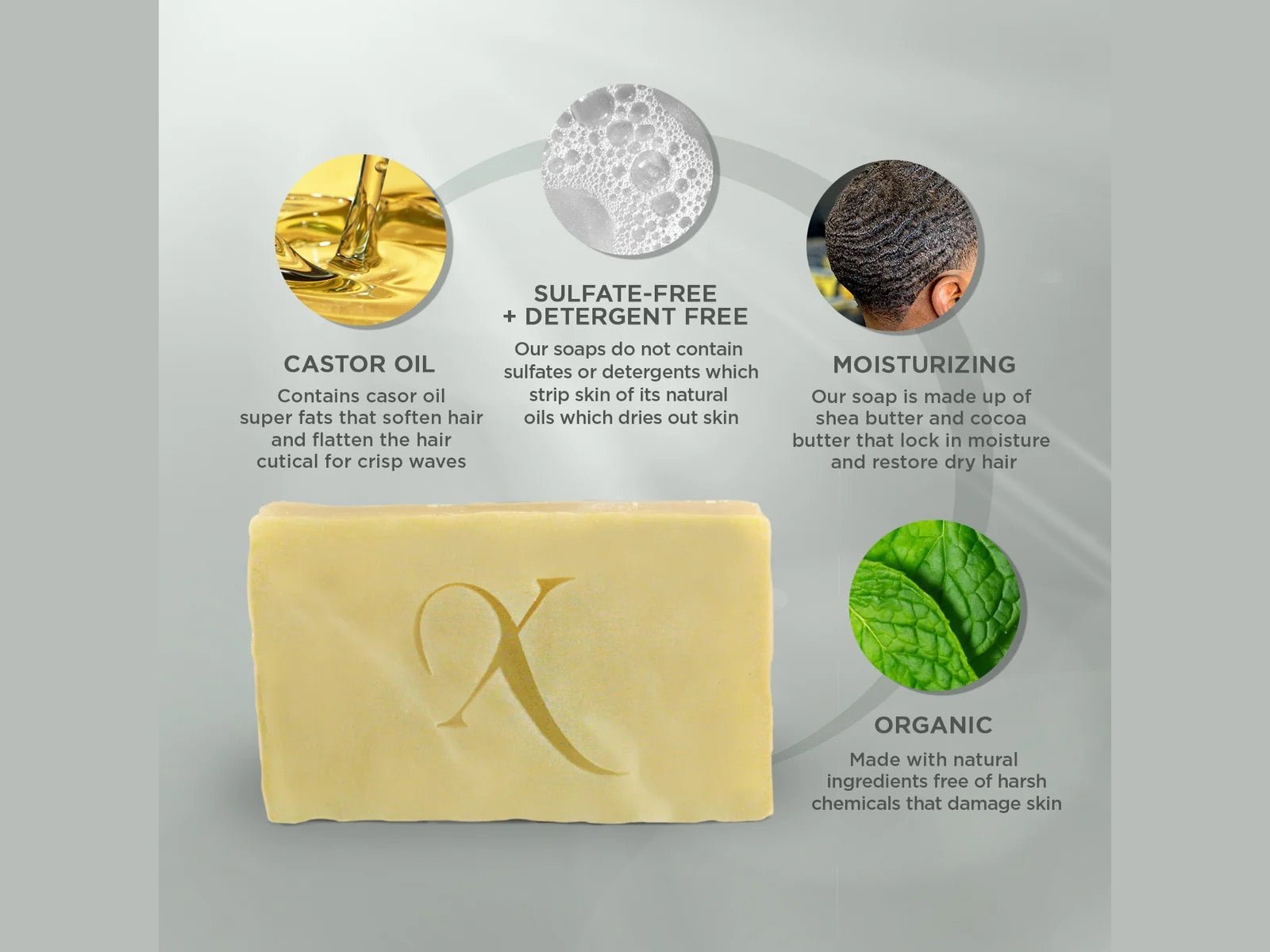 Load image into Gallery viewer, Xotics Spinners Natural Wave Soap Bar, 4 oz