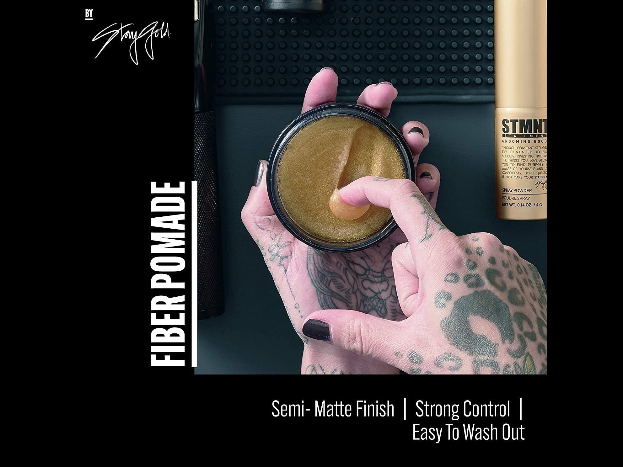 Load image into Gallery viewer, STMNT Fiber Pomade, 3.38 oz.