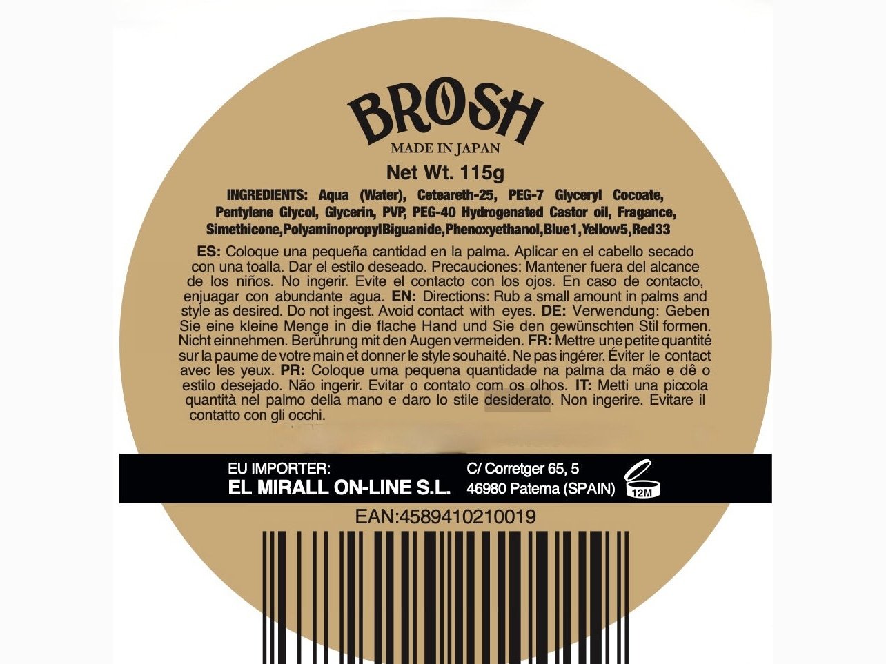 Load image into Gallery viewer, Brosh Original Pomade
