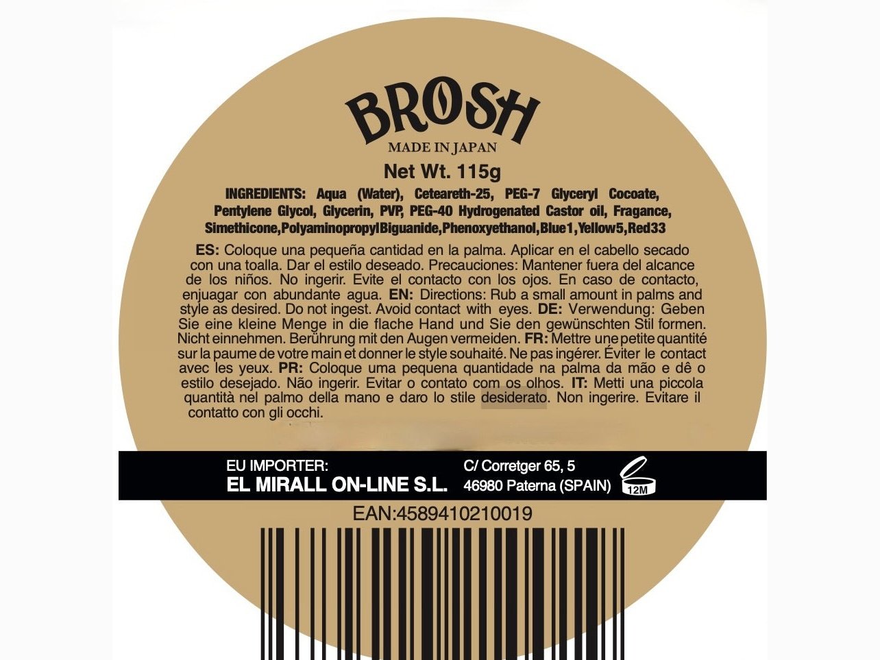 Load image into Gallery viewer, Brosh Original Pomade
