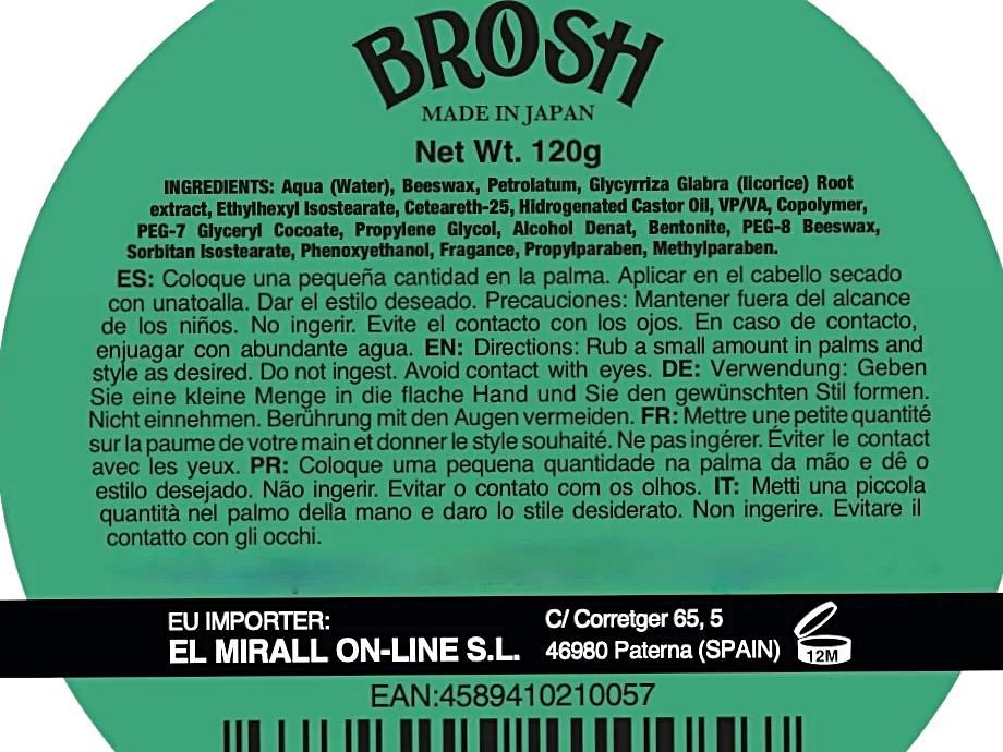 Load image into Gallery viewer, Brosh Matte Finish Clay Pomade