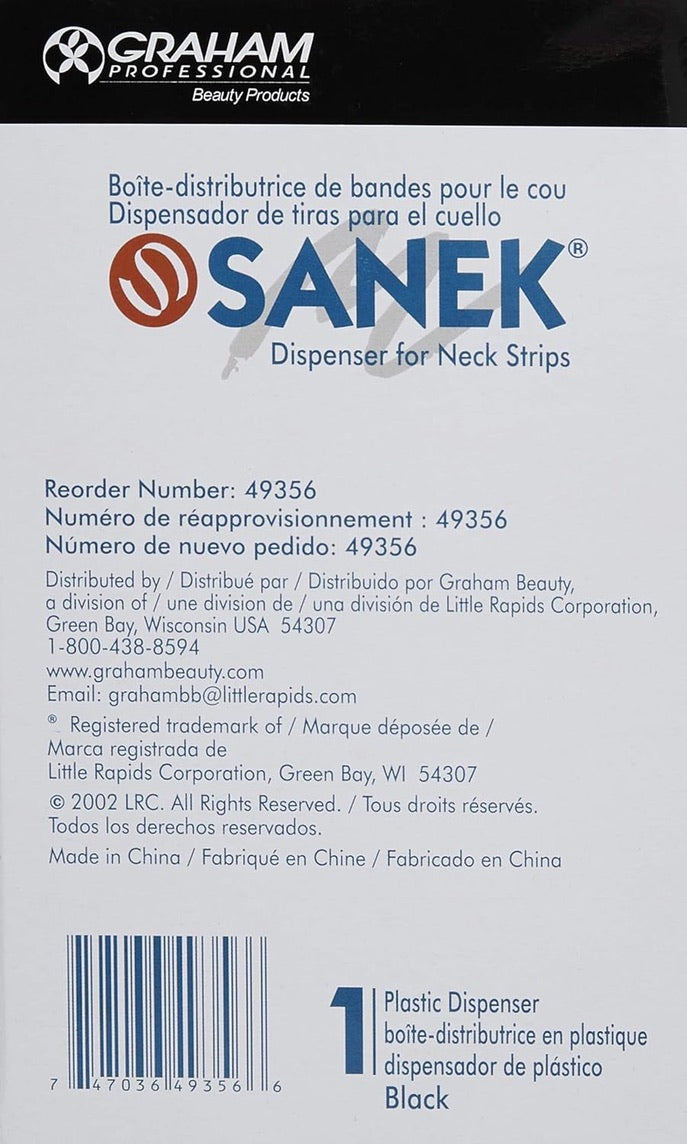 Load image into Gallery viewer, Graham Sanek Neck Strip Dispenser (Black)