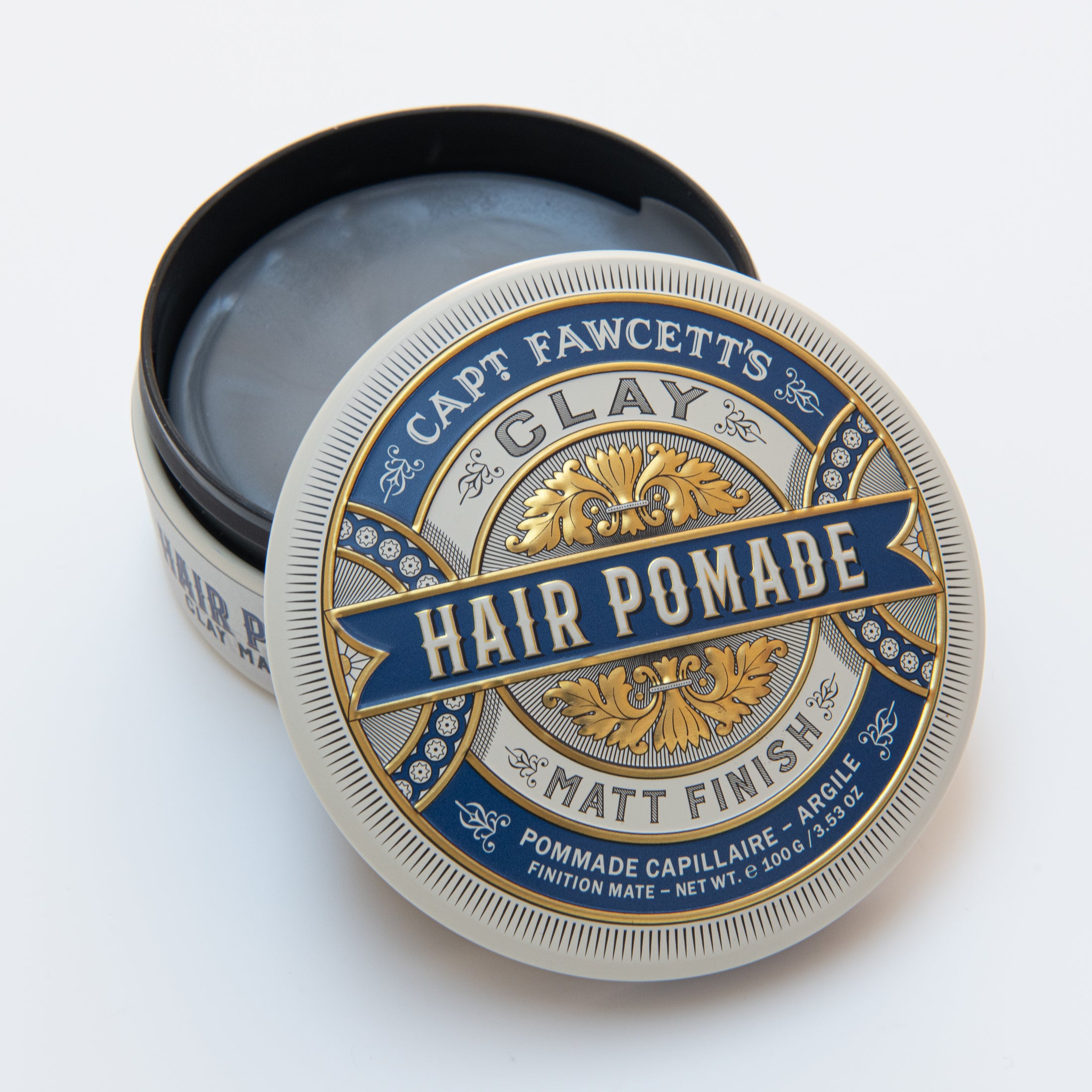 Load image into Gallery viewer, Captain Fawcett Matt Clay Pomade (Blue) 3.4oz