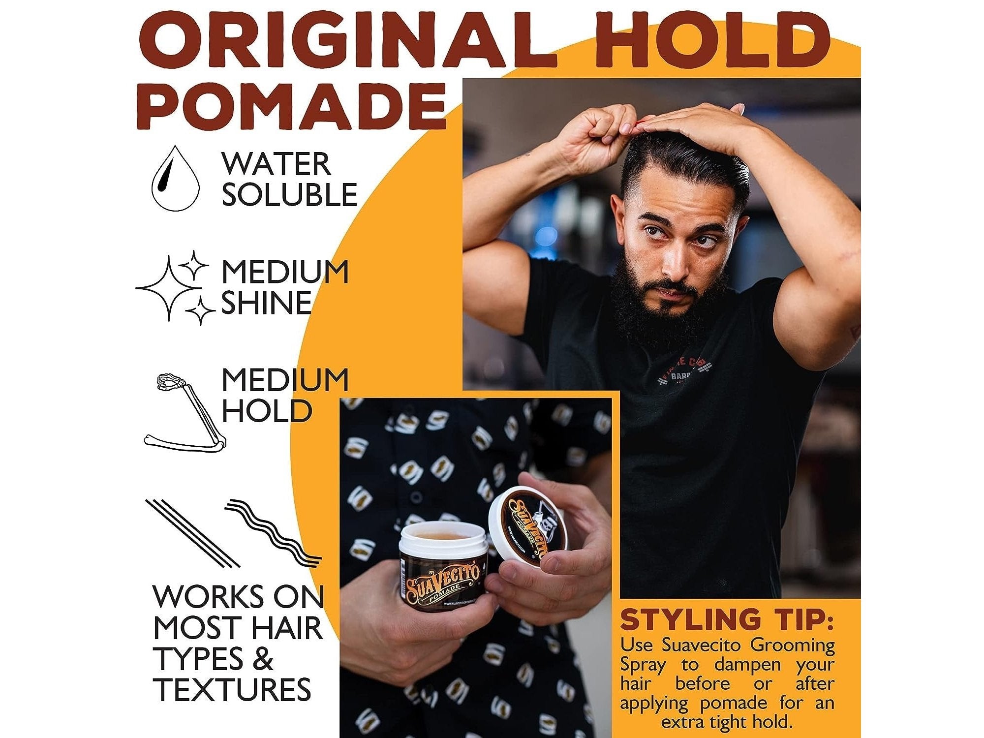 Load image into Gallery viewer, Suavecito Original Hold Pomade