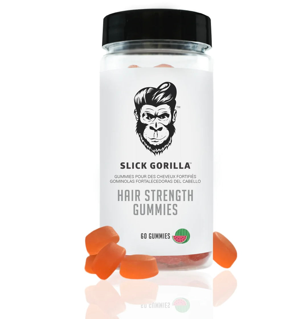 Slick Gorilla Hair Strength Gummies, 60-ct