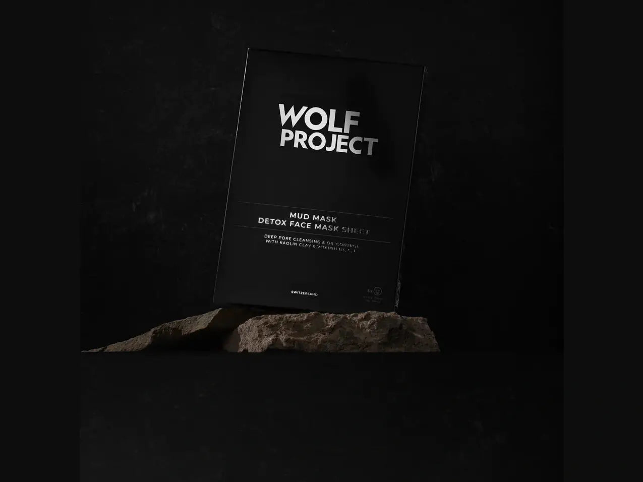 Load image into Gallery viewer, WOLF DETOX MUD SHEET MASK, 5-CT
