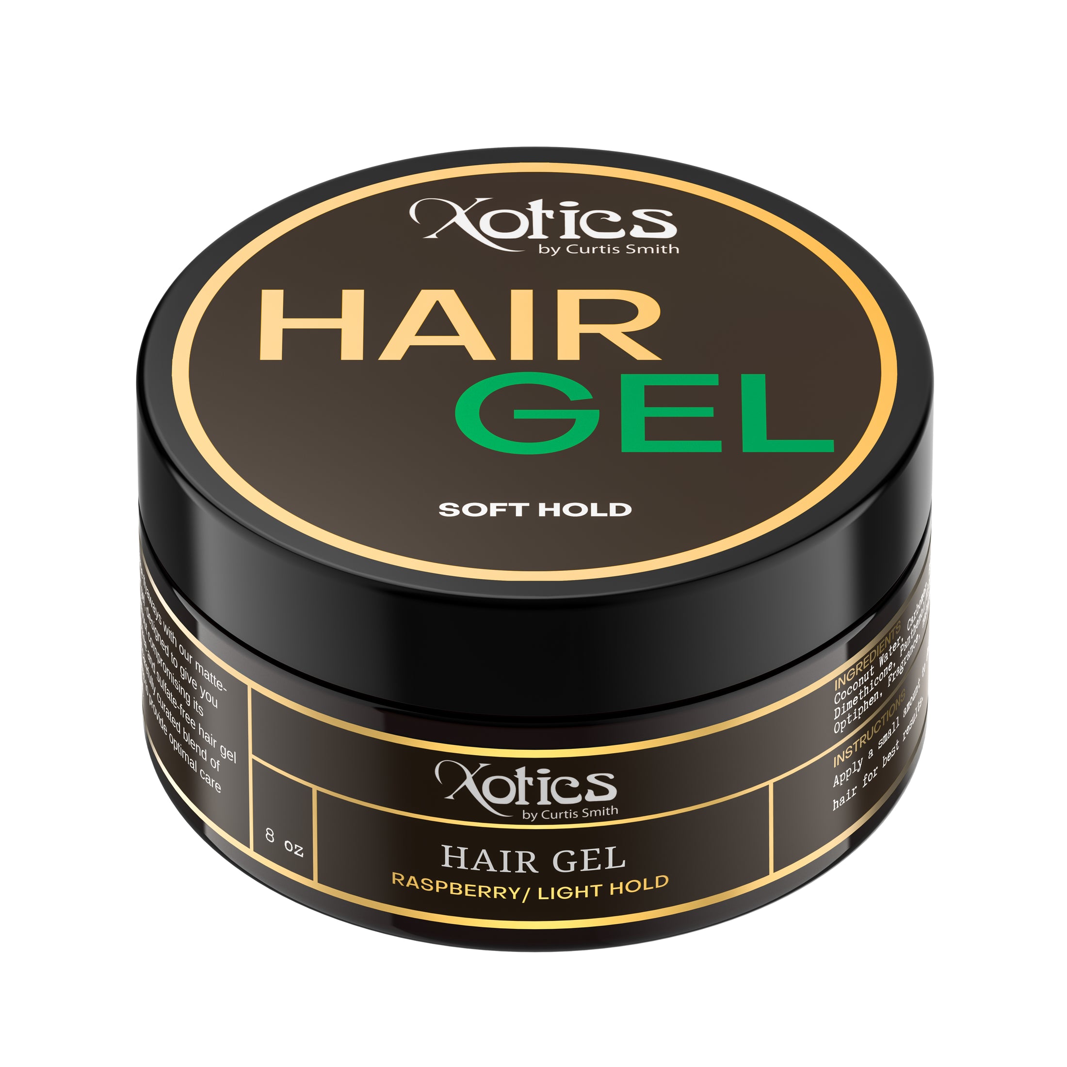 Load image into Gallery viewer, Xotics Raspberry Soft Hold Hair Gel 8 oz
