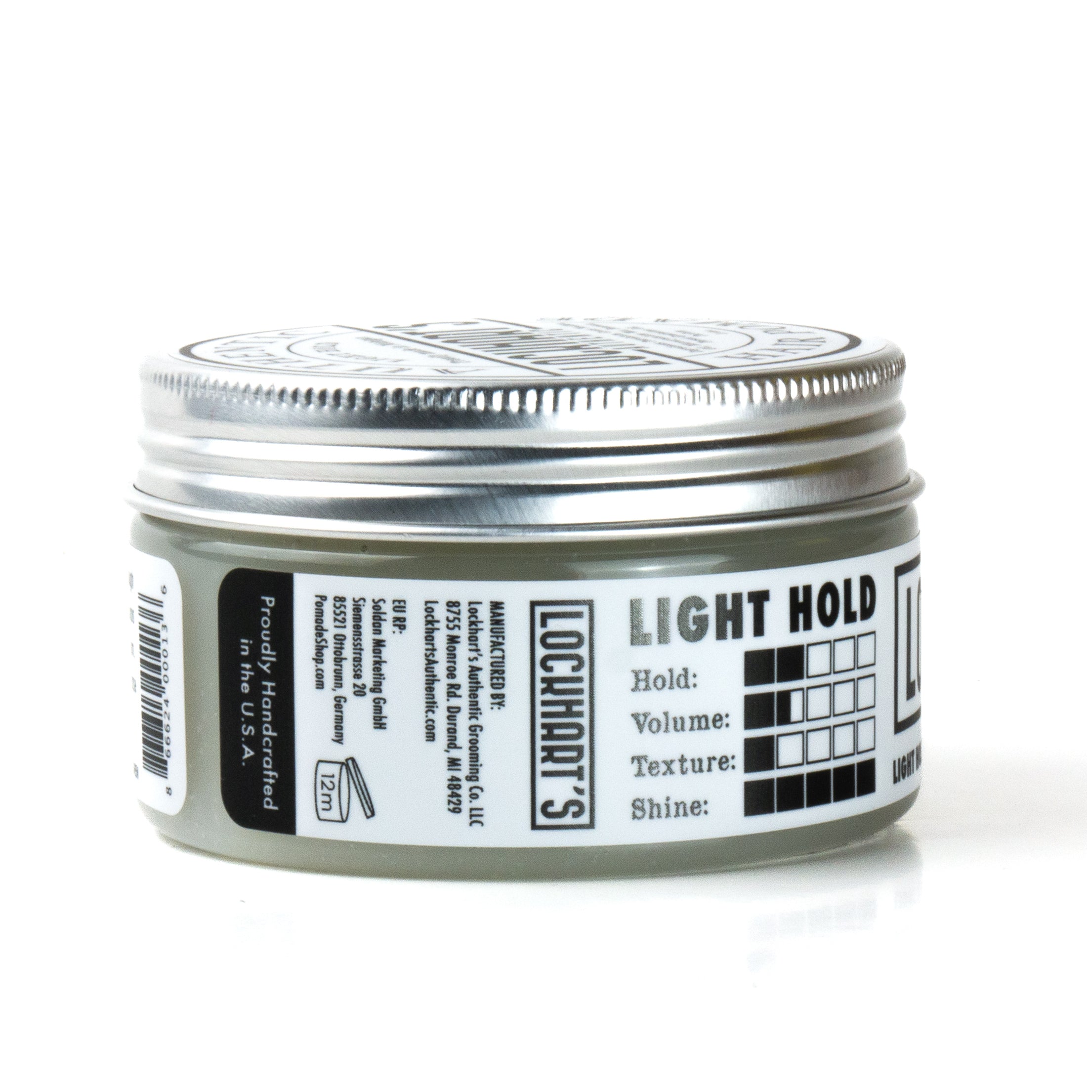 Load image into Gallery viewer, Lockhart's Authentic Light Hold Pomade 3.4oz.