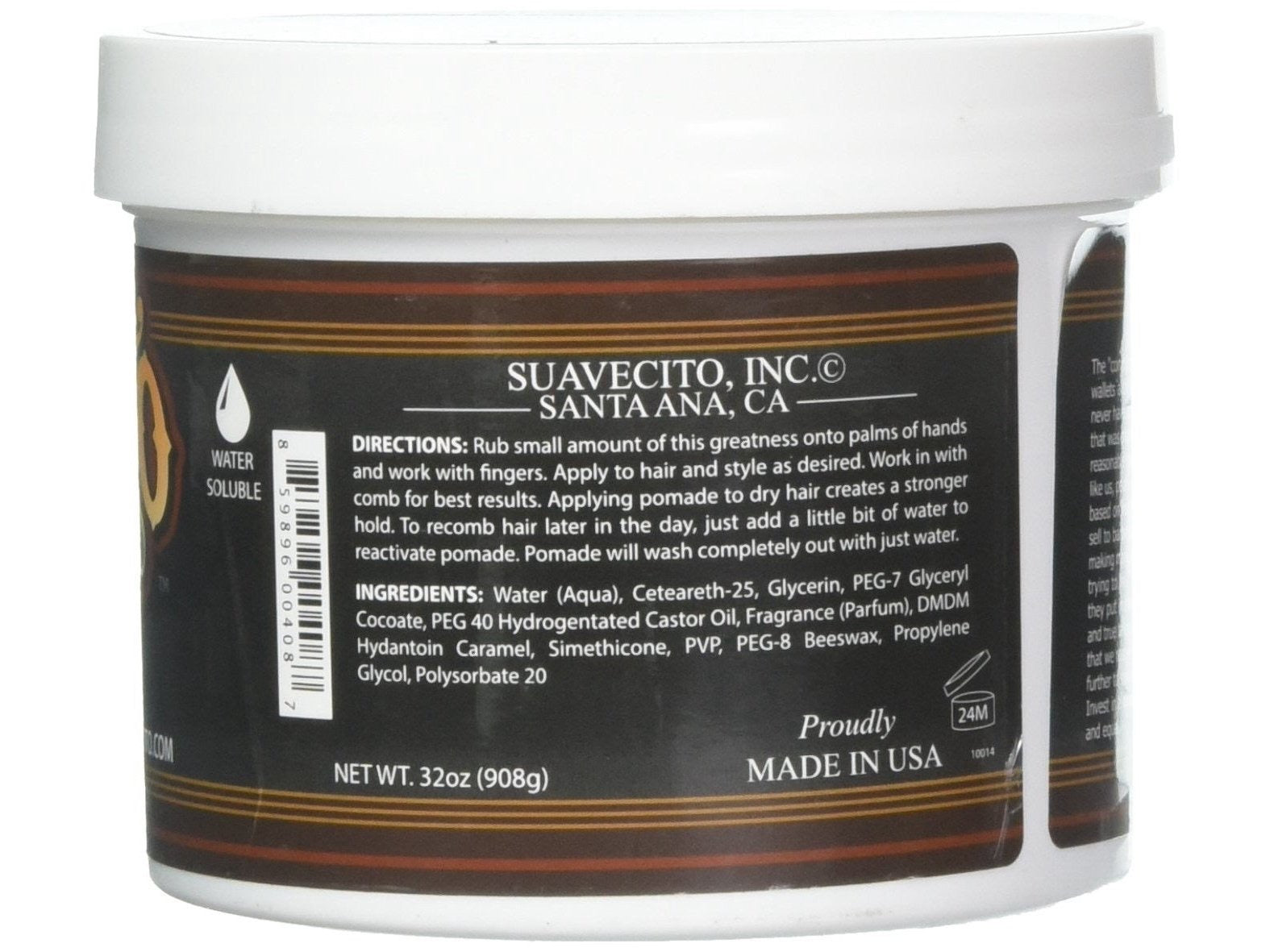 Load image into Gallery viewer, Suavecito Original Hold Pomade