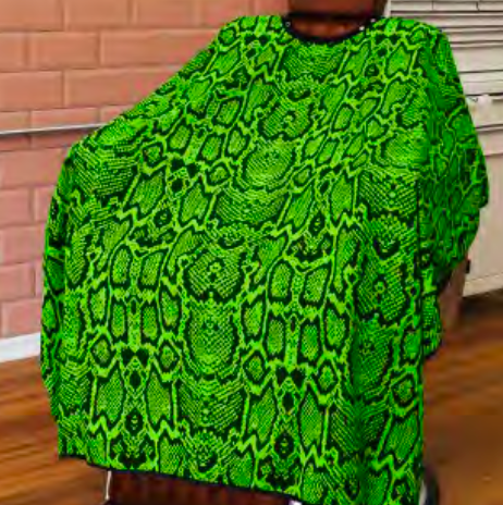 Load image into Gallery viewer, Cape Gang Green Snake Cape