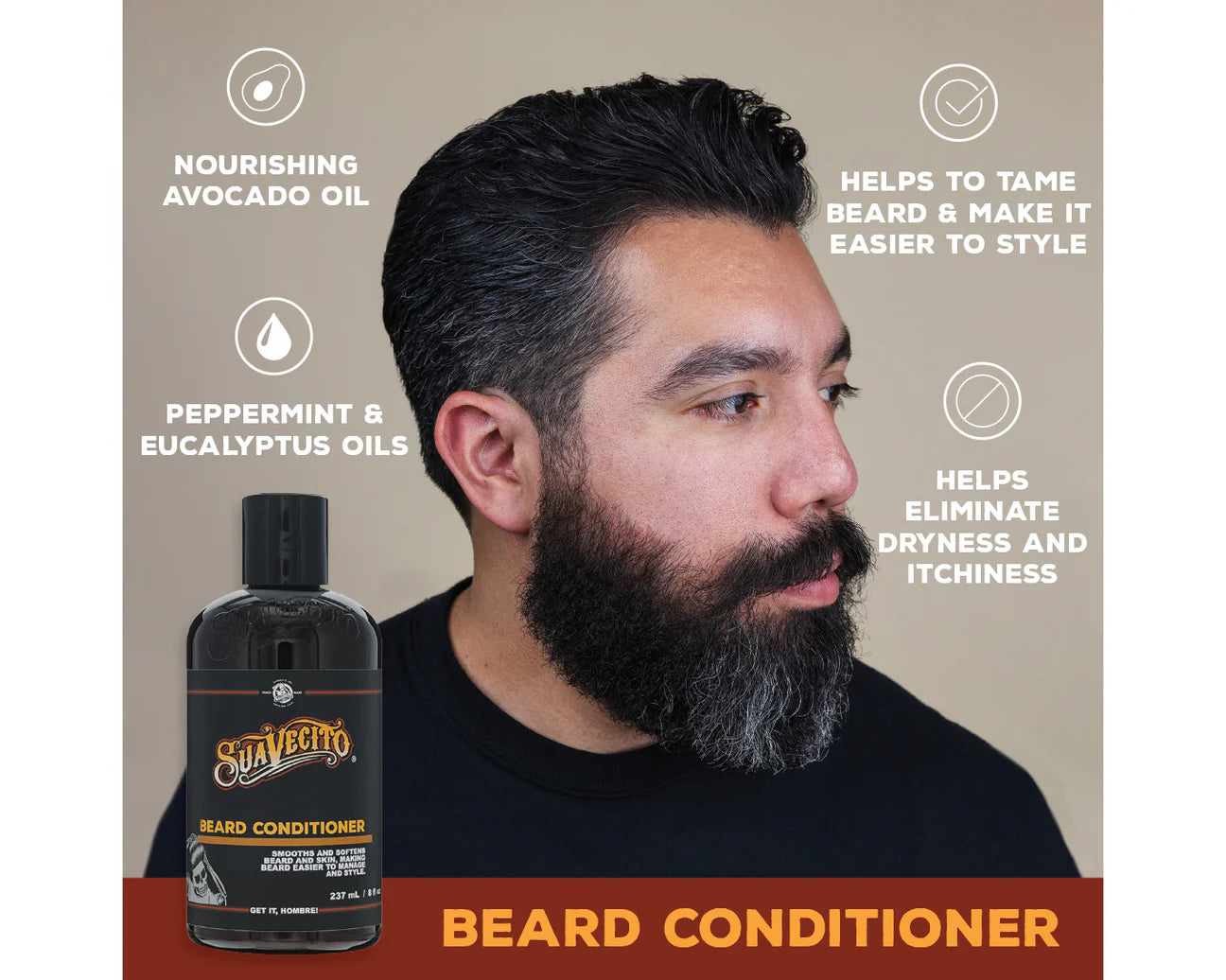 Load image into Gallery viewer, Suavecito Beard Conditioner, 8 oz