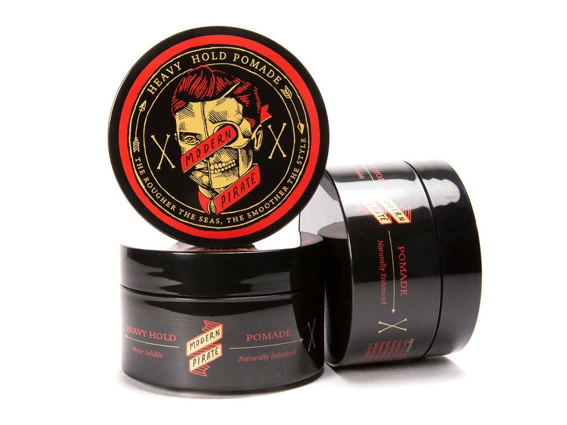 Load image into Gallery viewer, Modern Pirate Heavy Hold Pomade, 3.4 oz.