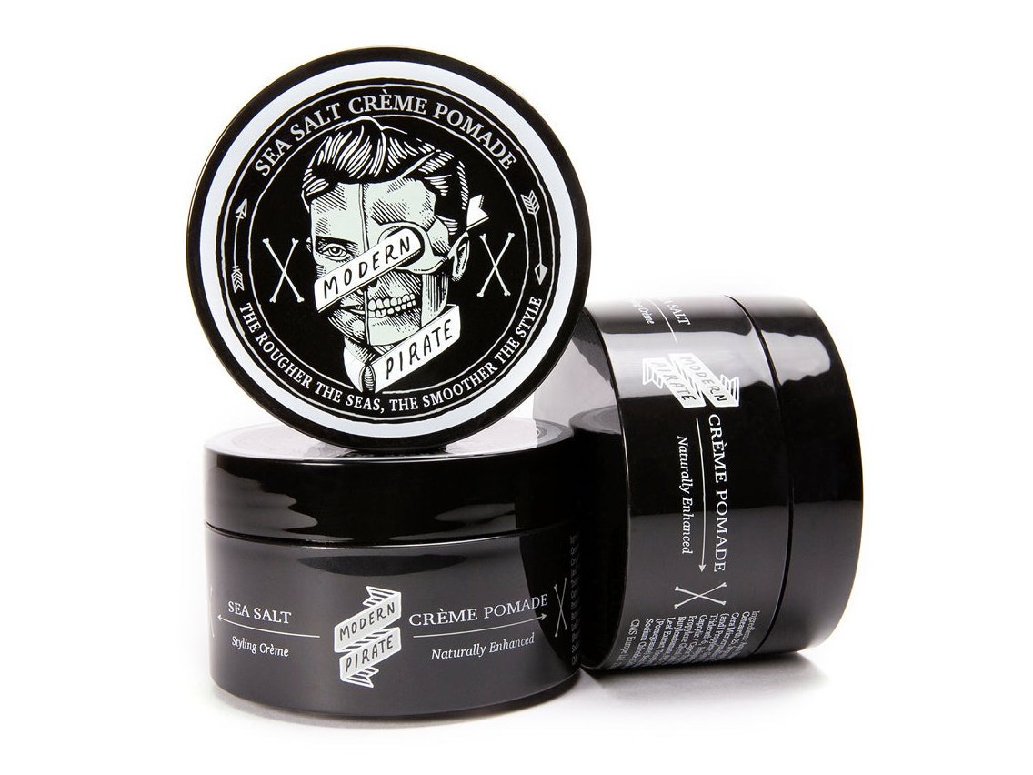 Load image into Gallery viewer, Modern Pirate Sea Salt Creme Pomade, 3.2 oz.