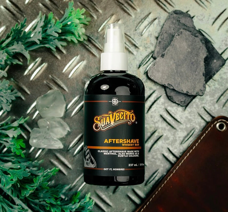 Load image into Gallery viewer, Suavecito Whiskey Bar Aftershave, 8 oz.
