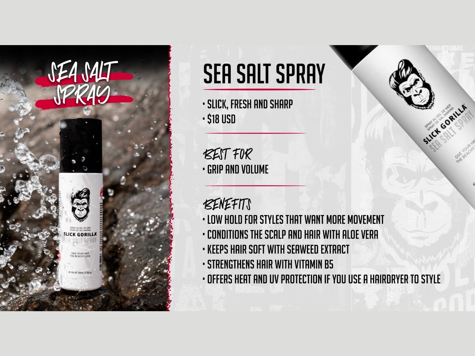 Load image into Gallery viewer, Slick Gorilla Sea Salt Spray
