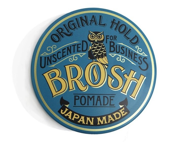 Brosh Unscented Original Hold Pomade 4 oz