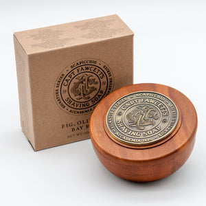 Captain Fawcett Scapicchio Fig, Olive & Bay Rum Shaving Soap 110ml