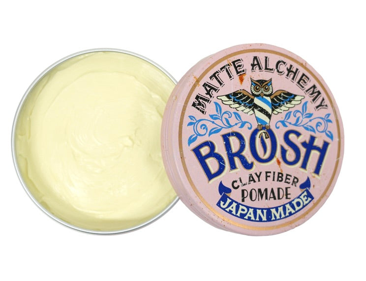 Brosh Clay Fiber Pomade 4oz.