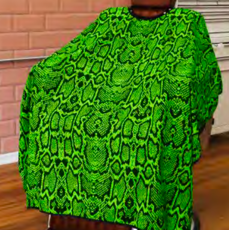 Cape Gang Green Snake Cape