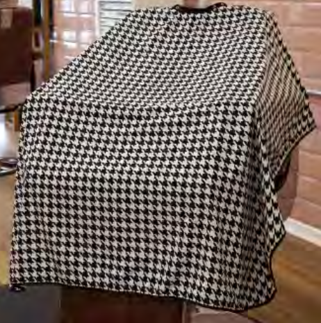 Cape Gang Houndstooth Cape