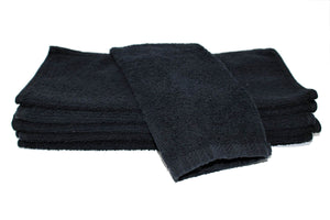 Emerald Black Hand Towel 16x27 (12 pack)