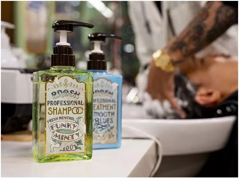 Brosh Funky Minty Shampoo, 13.5 oz. – CLASSIC BARBER PRODUCTS