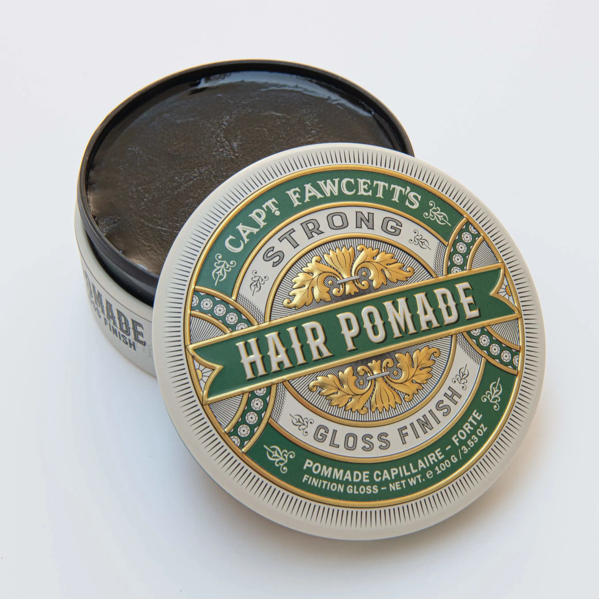 Load image into Gallery viewer, Capatian Fawcett Strong Pomade 3.4oz (Green)
