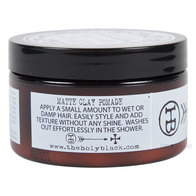 Load image into Gallery viewer, Holy Black Matte Clay Hair Pomade 4oz
