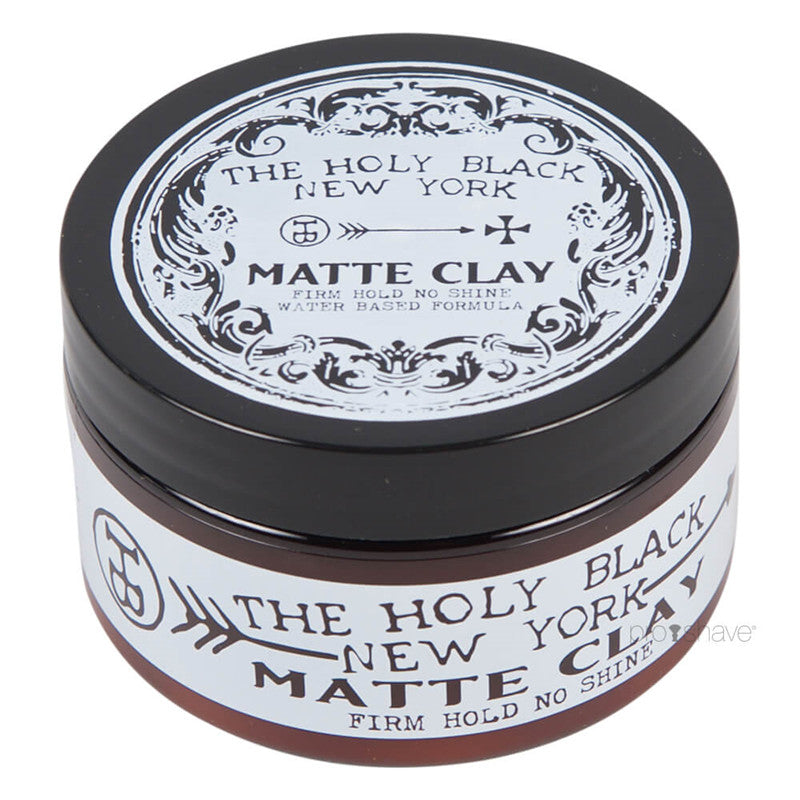 Load image into Gallery viewer, Holy Black Matte Clay Hair Pomade 4oz
