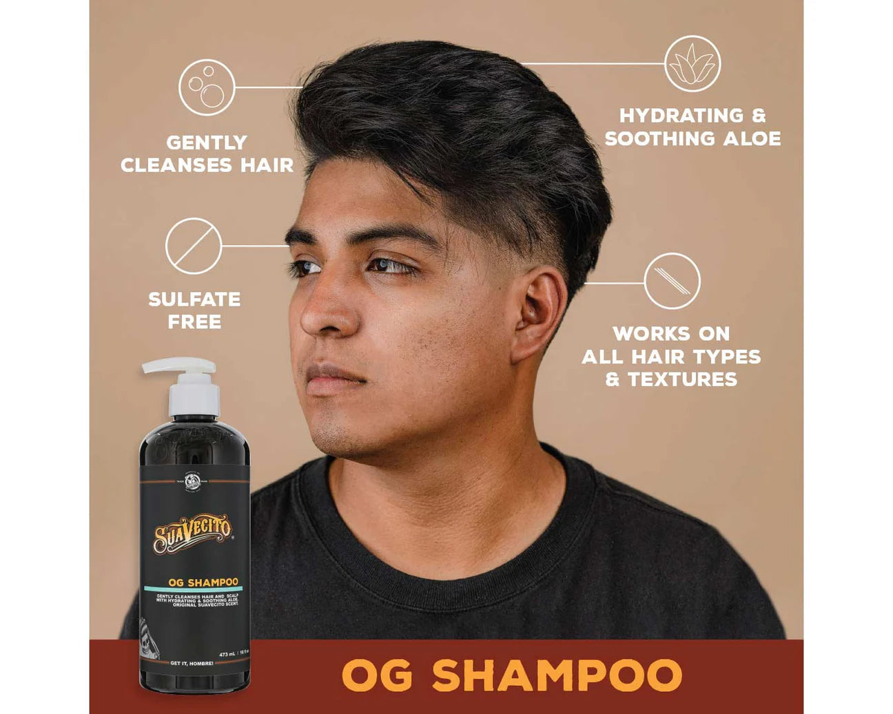 Load image into Gallery viewer, Suavecito OG Shampoo 16 oz
