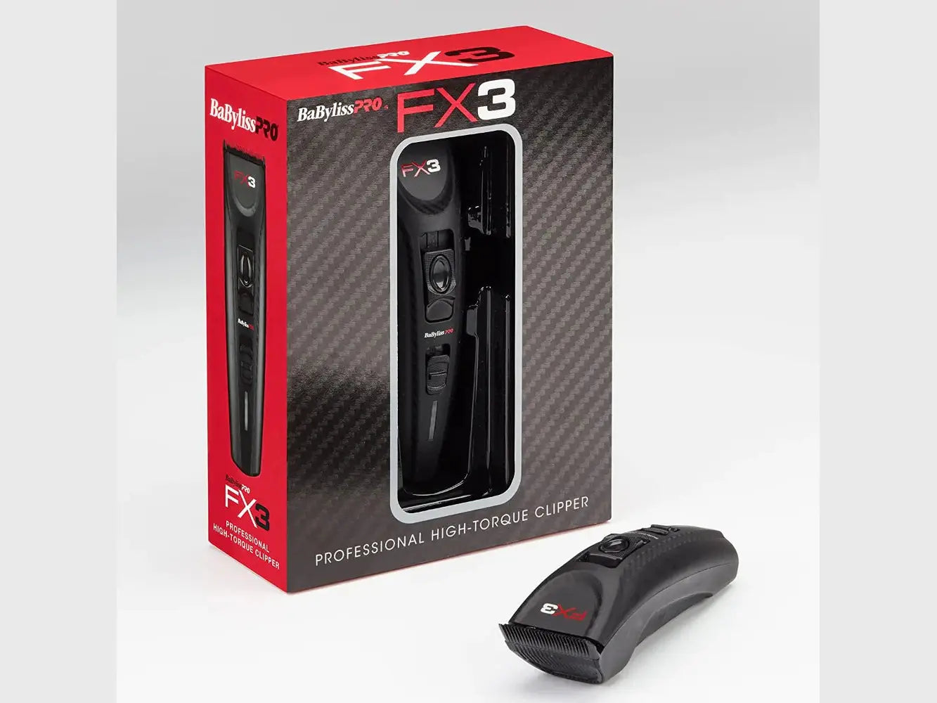Load image into Gallery viewer, BaBylissPRO FX3 Pro High Torque Clipper Matte Black FXX3CB
