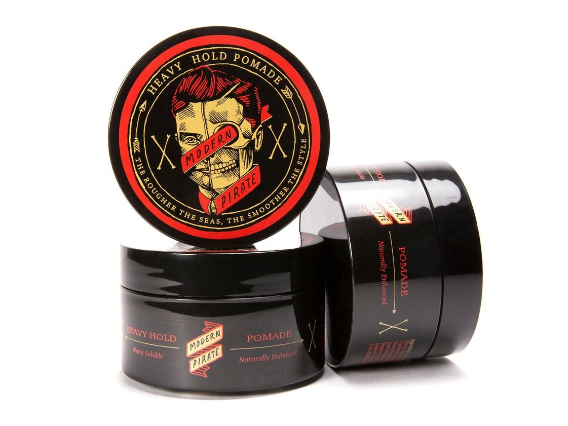 Load image into Gallery viewer, Modern Pirate Heavy Hold Pomade, 3.4 oz.
