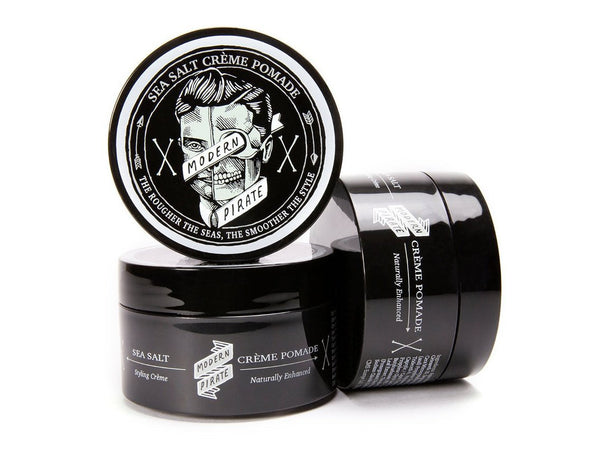 Modern Pirate Sea Salt Creme Pomade, 3.2 oz.
